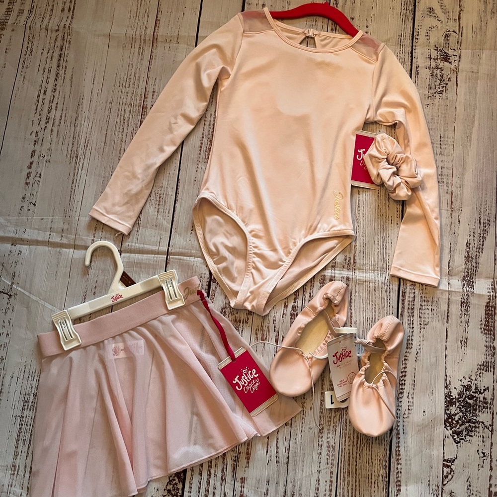Justice Pink Dance Costume Set for Kids